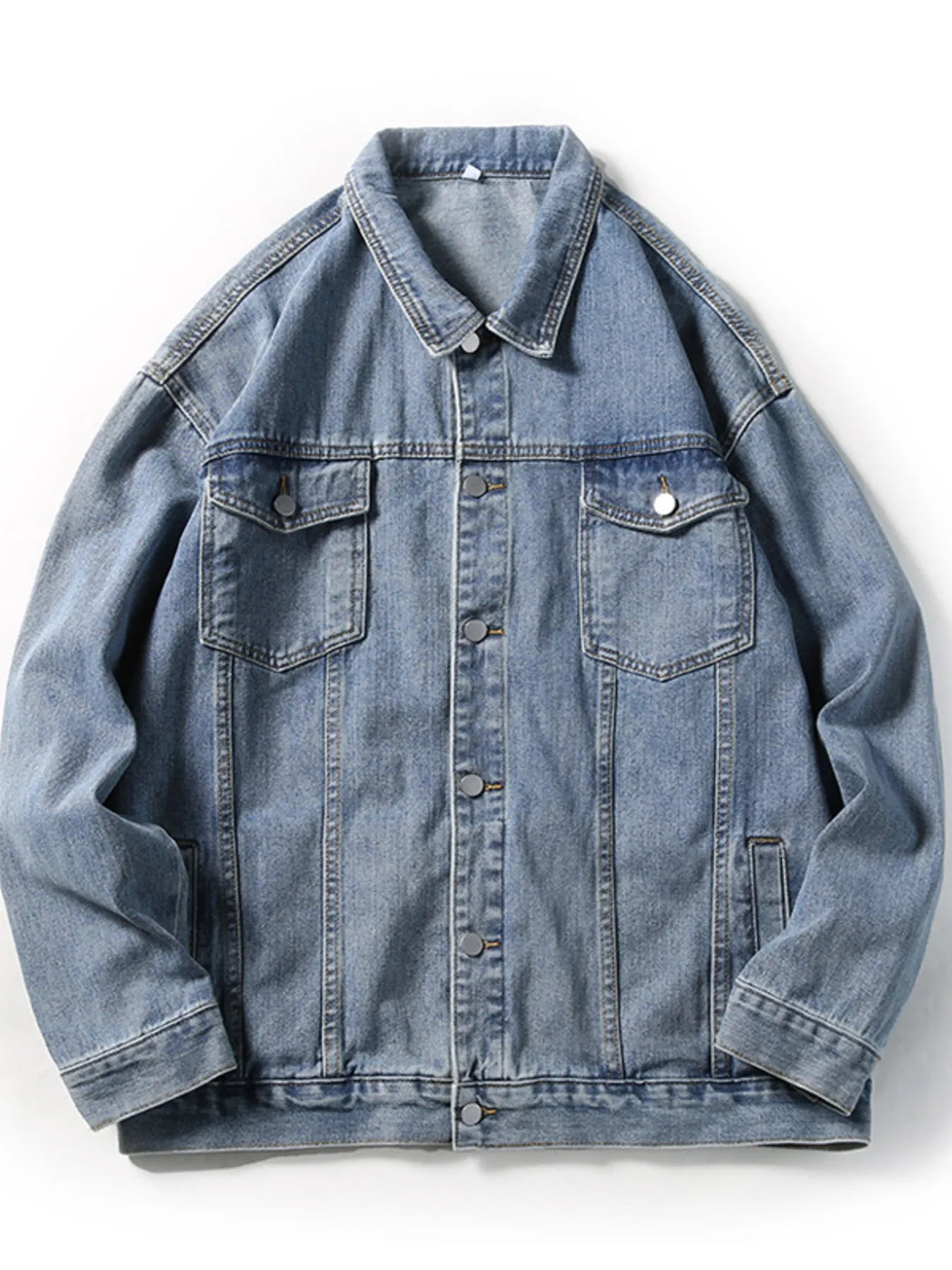 Men's Wash Oversized Denim Jacket