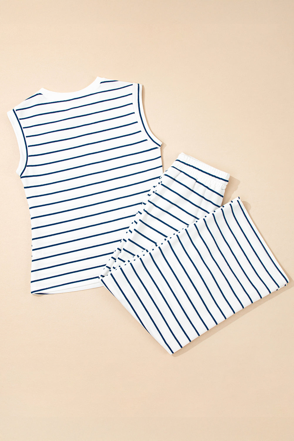 Stripe Top and Pants Set