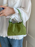 Suede Adjustable Strap Crossbody Bag