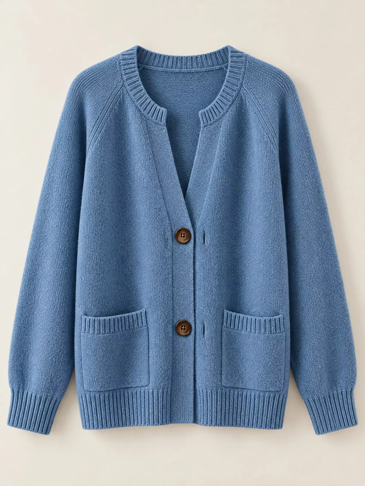 Full Size Button-Down Knit Cardigan Plus Size