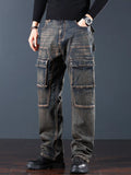 Men's Vintage Wash Cargo Jeans
