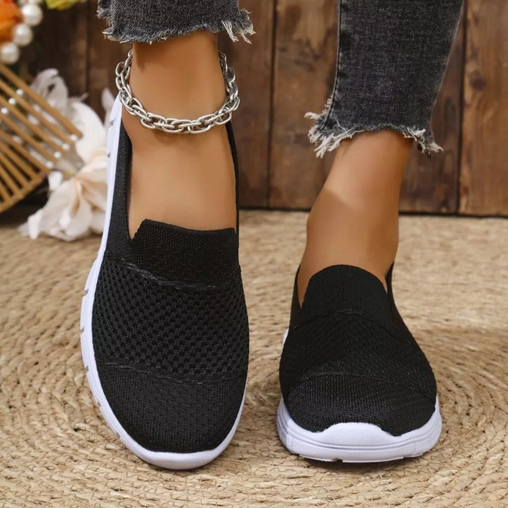 Round Toe Flats Slip-Ons