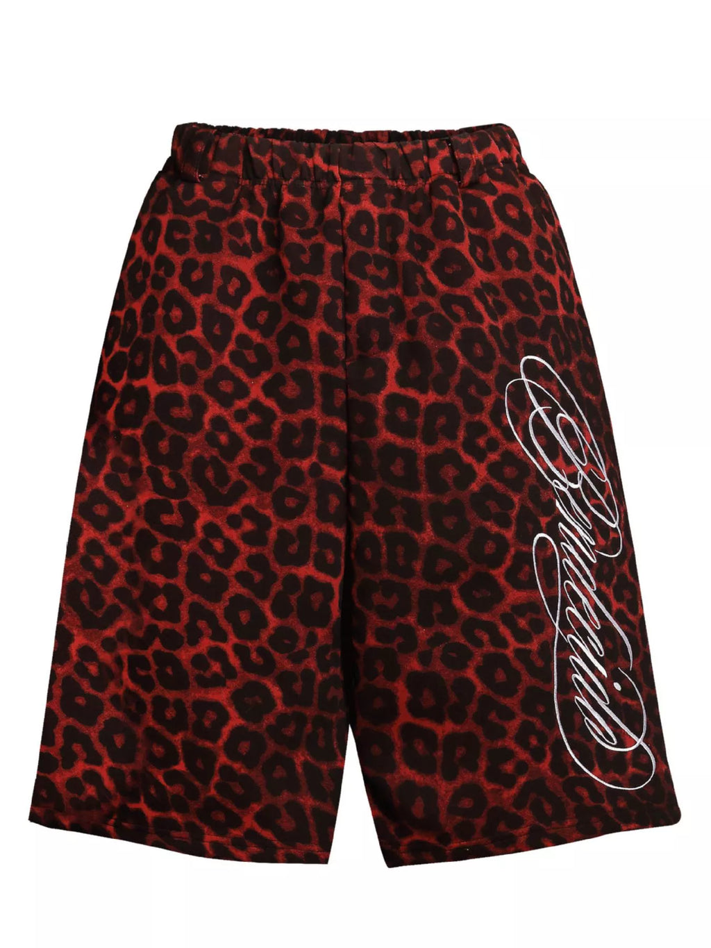 Men's Leopard Print Casual Capris