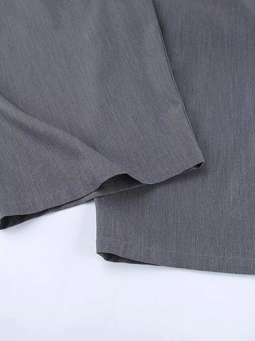 High-Waisted Wide-Leg Pleated Pants