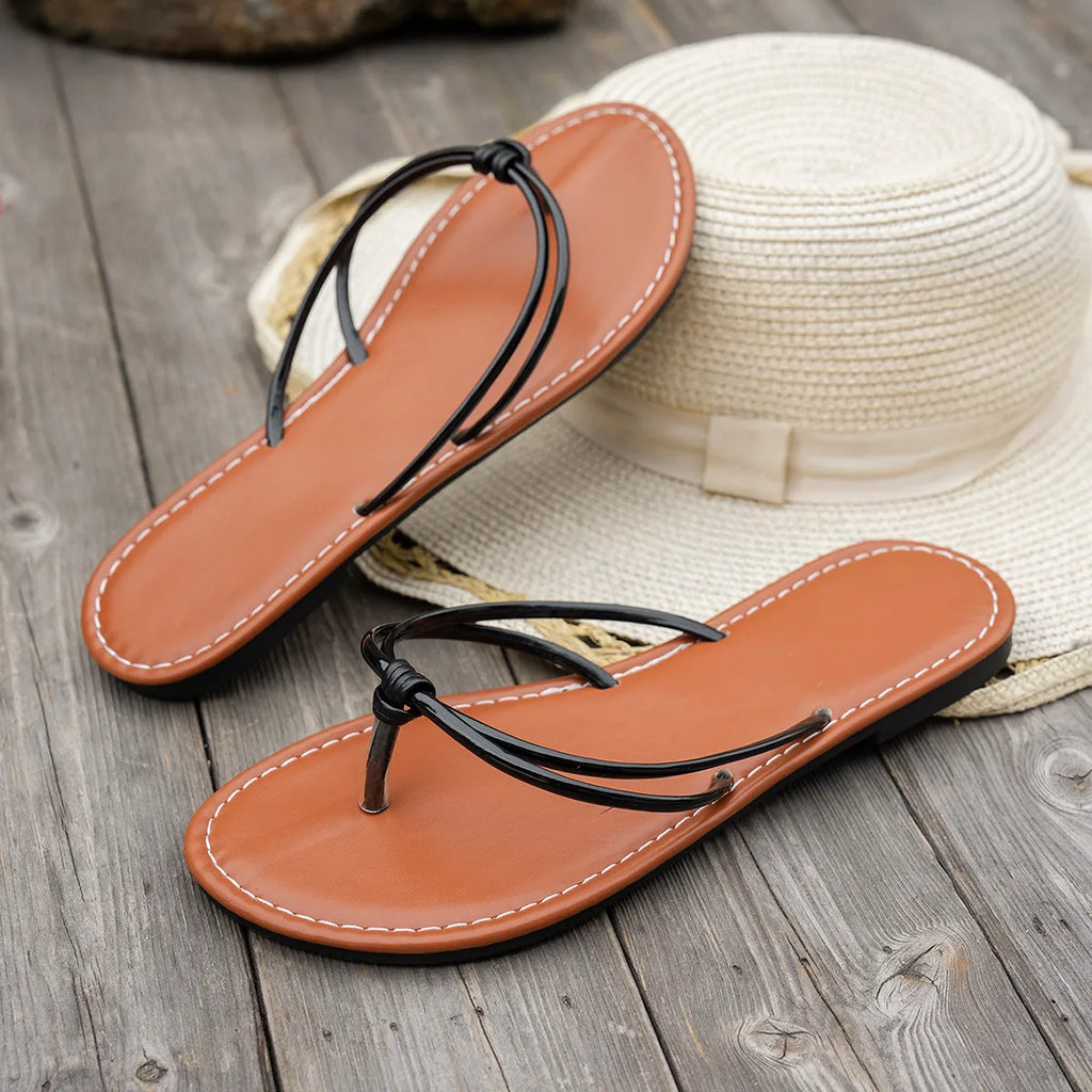 Toe Post Flats Sandals