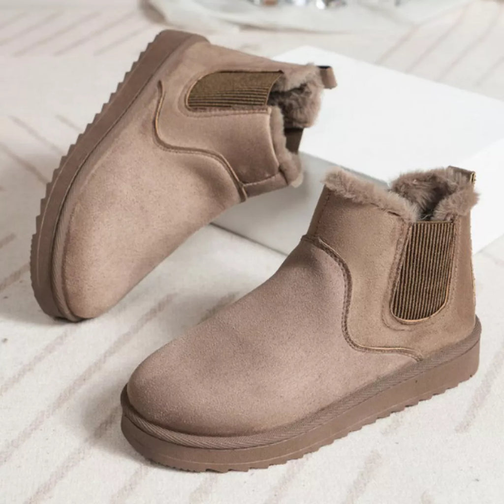 Round Toe Platform Boots