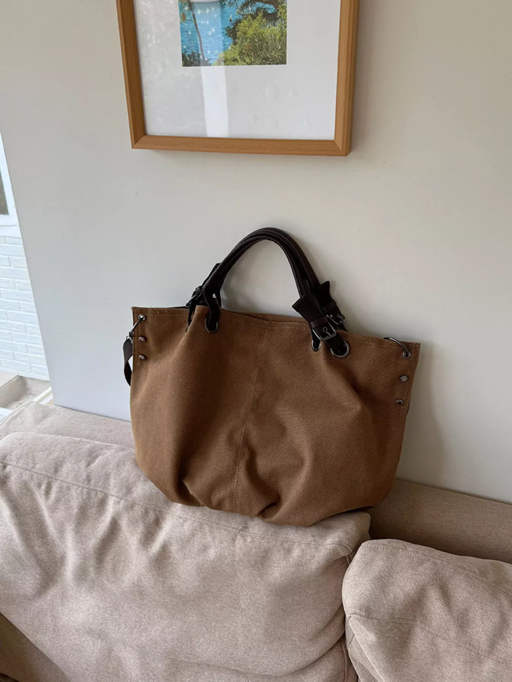 Adjustable Strap Tote Bag