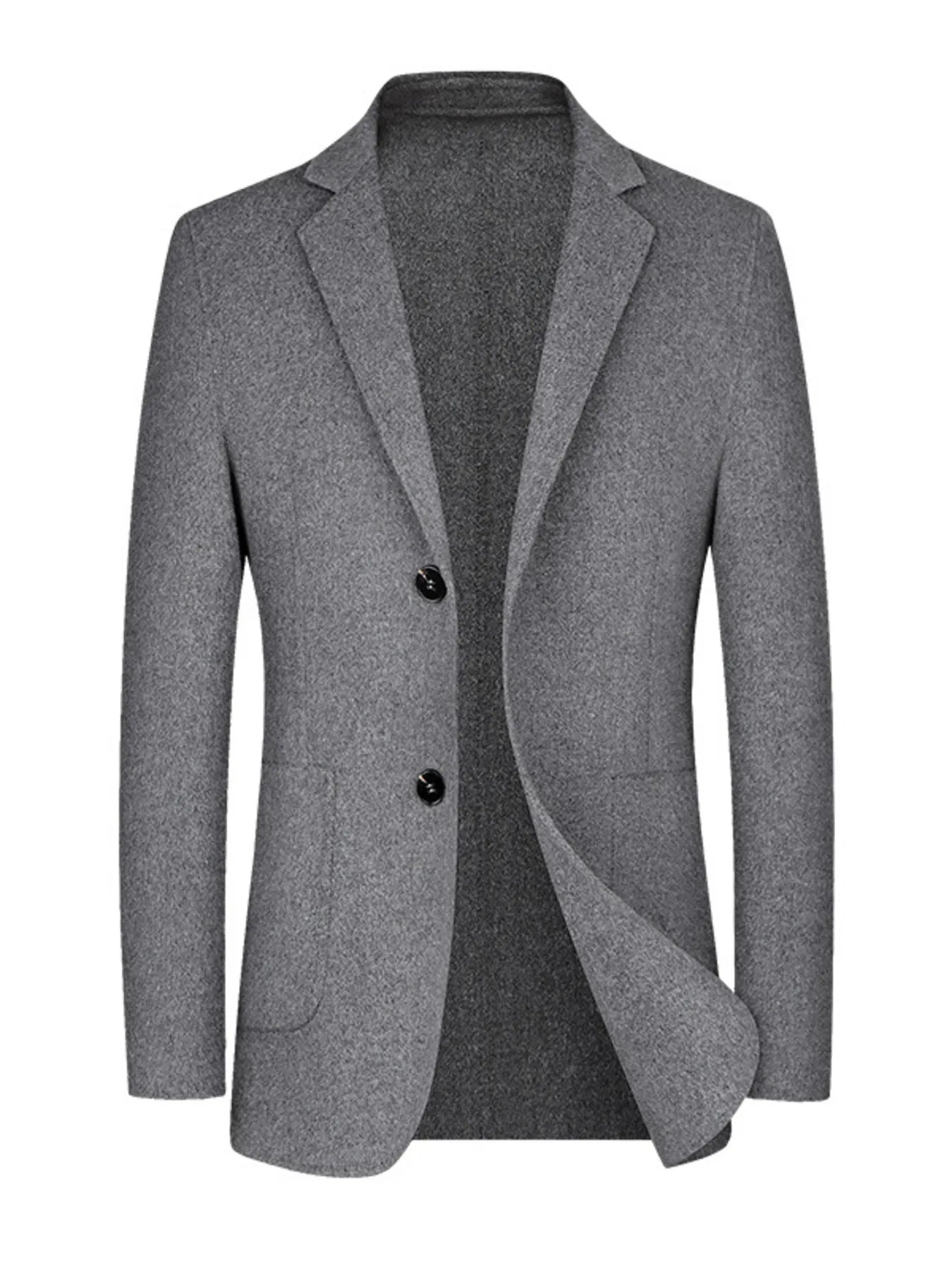 Men's Full Size Classic Fit Button Up Blazer Plus Size
