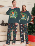 Full Size Family Matching Hogwarts Graphic Pajama Set Plus Size
