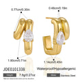 Two Tone Hoop Earrings Collection