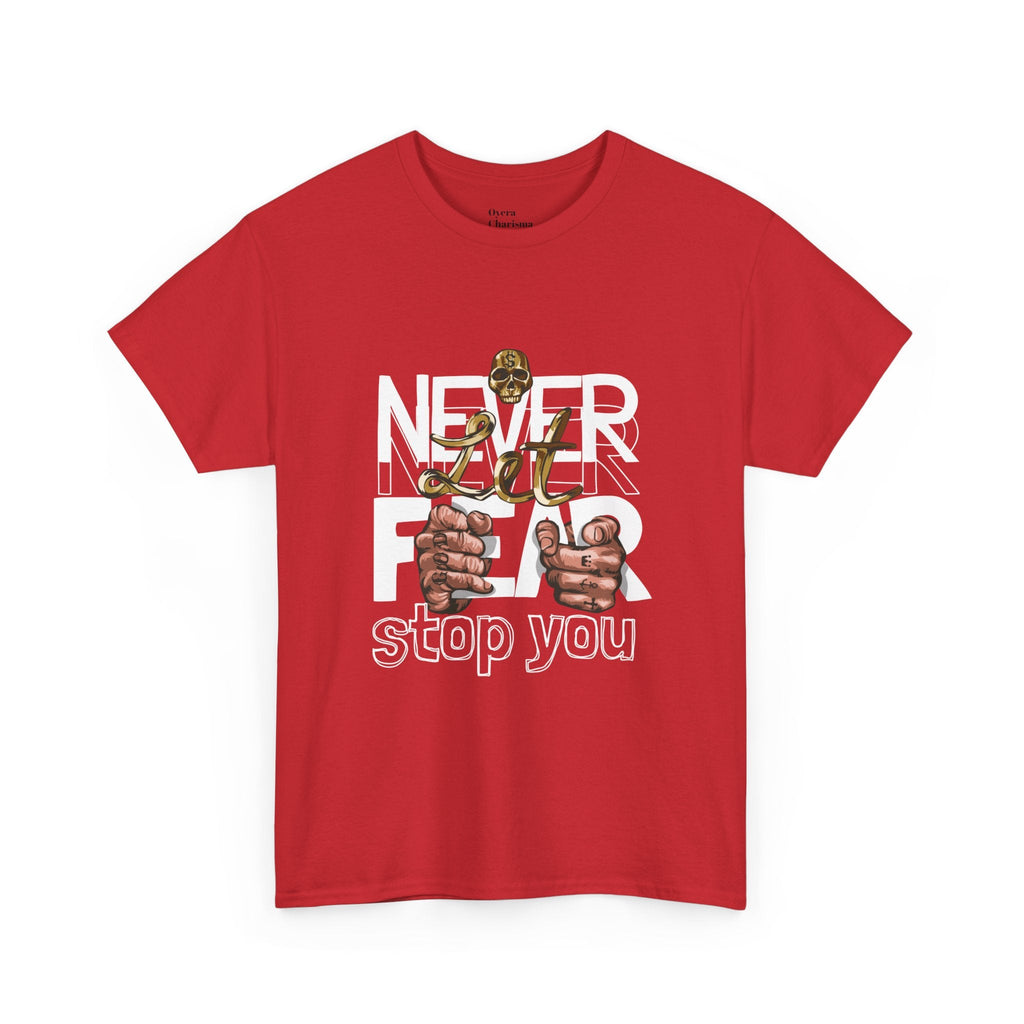 Never Give Up Heavy Cotton Tee