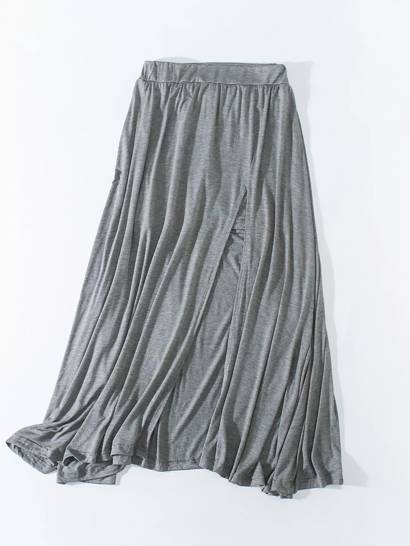 A-Line Slit Maxi Skirt