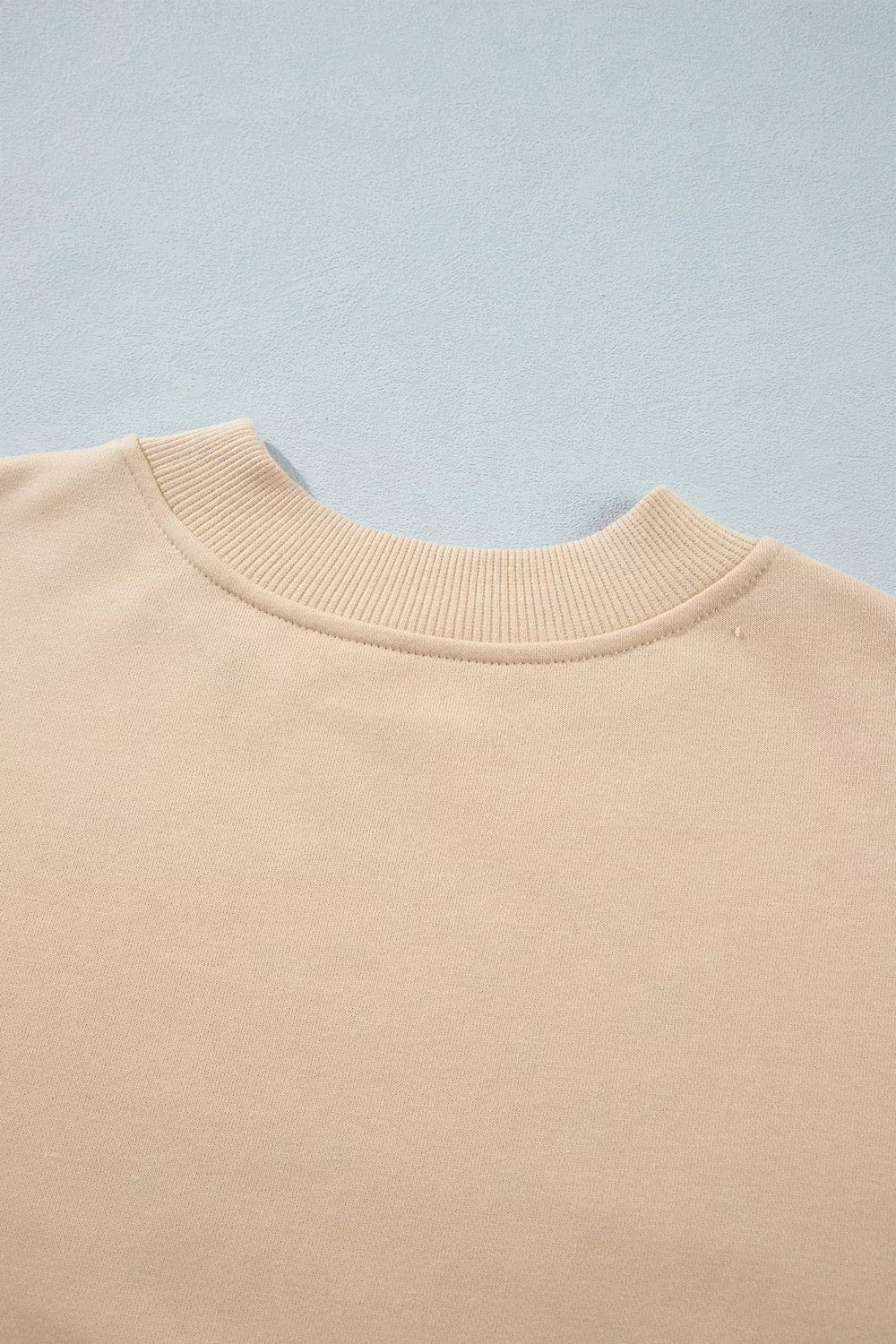 Western Embroidery Round Neck Pullover Long Sleeve Sweatshirt