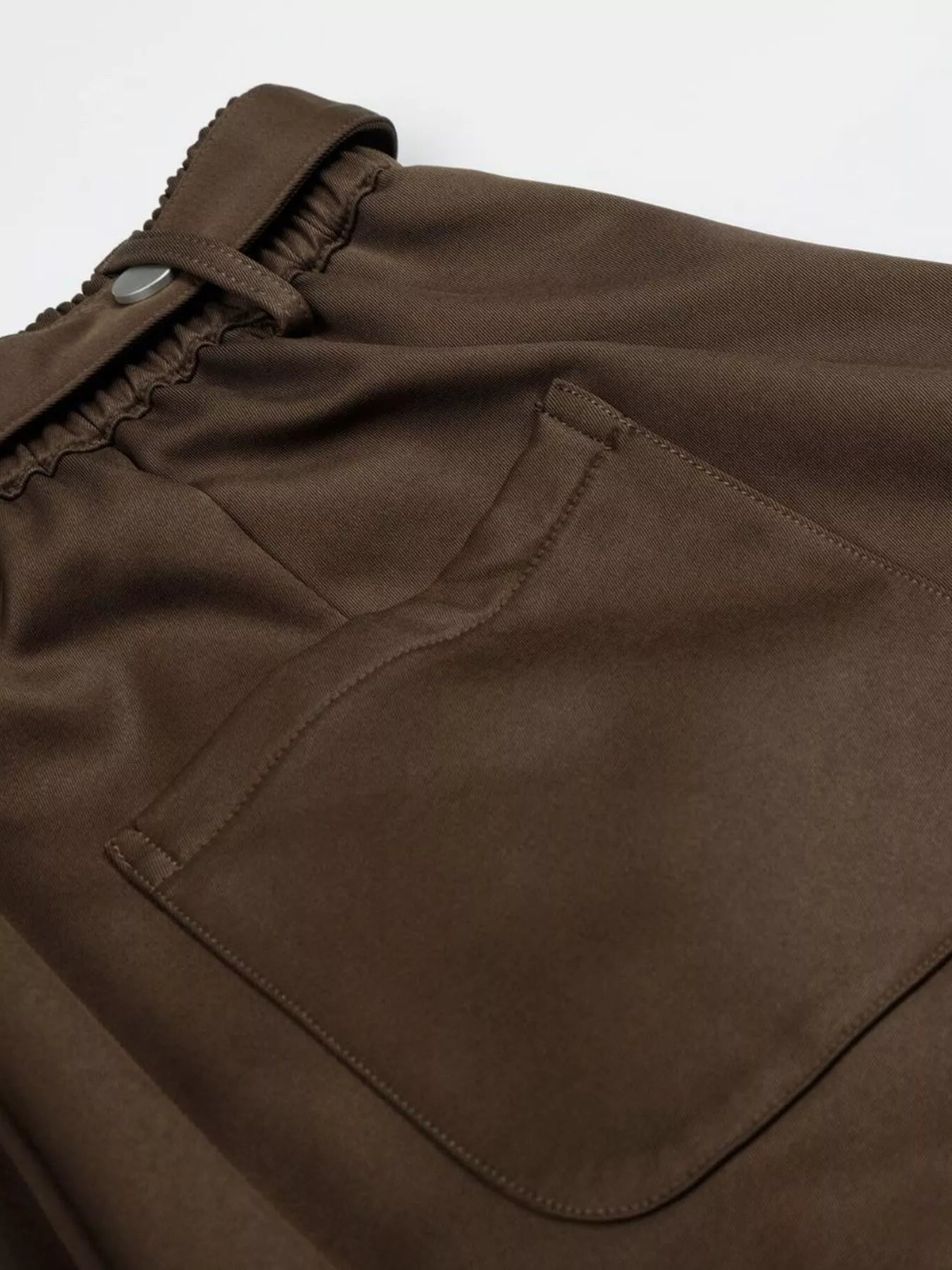 Men's Wide Leg Pleated Capris
