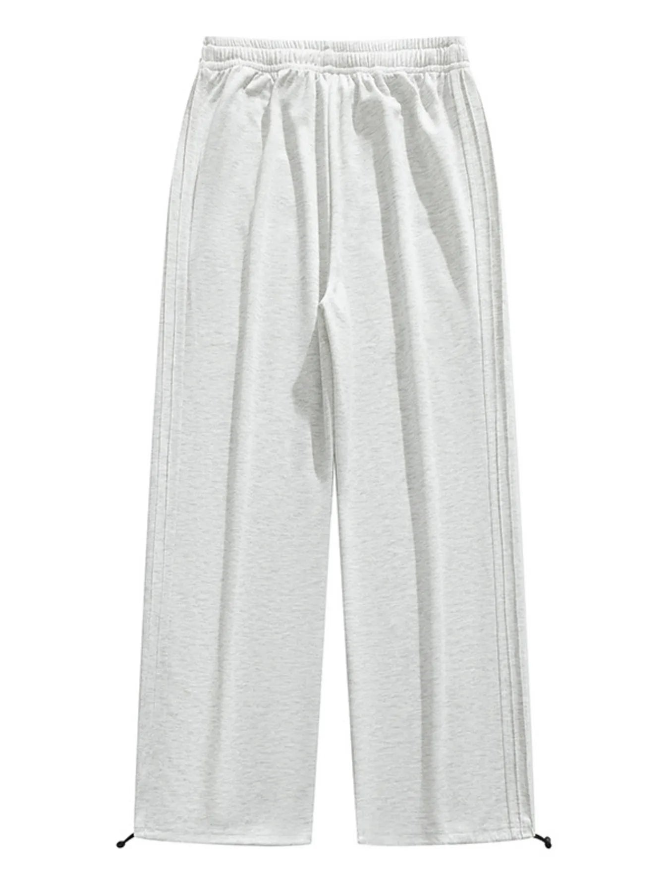 Men's Plus Size Casual Loose-Fit Drawstring Wide Leg Pants