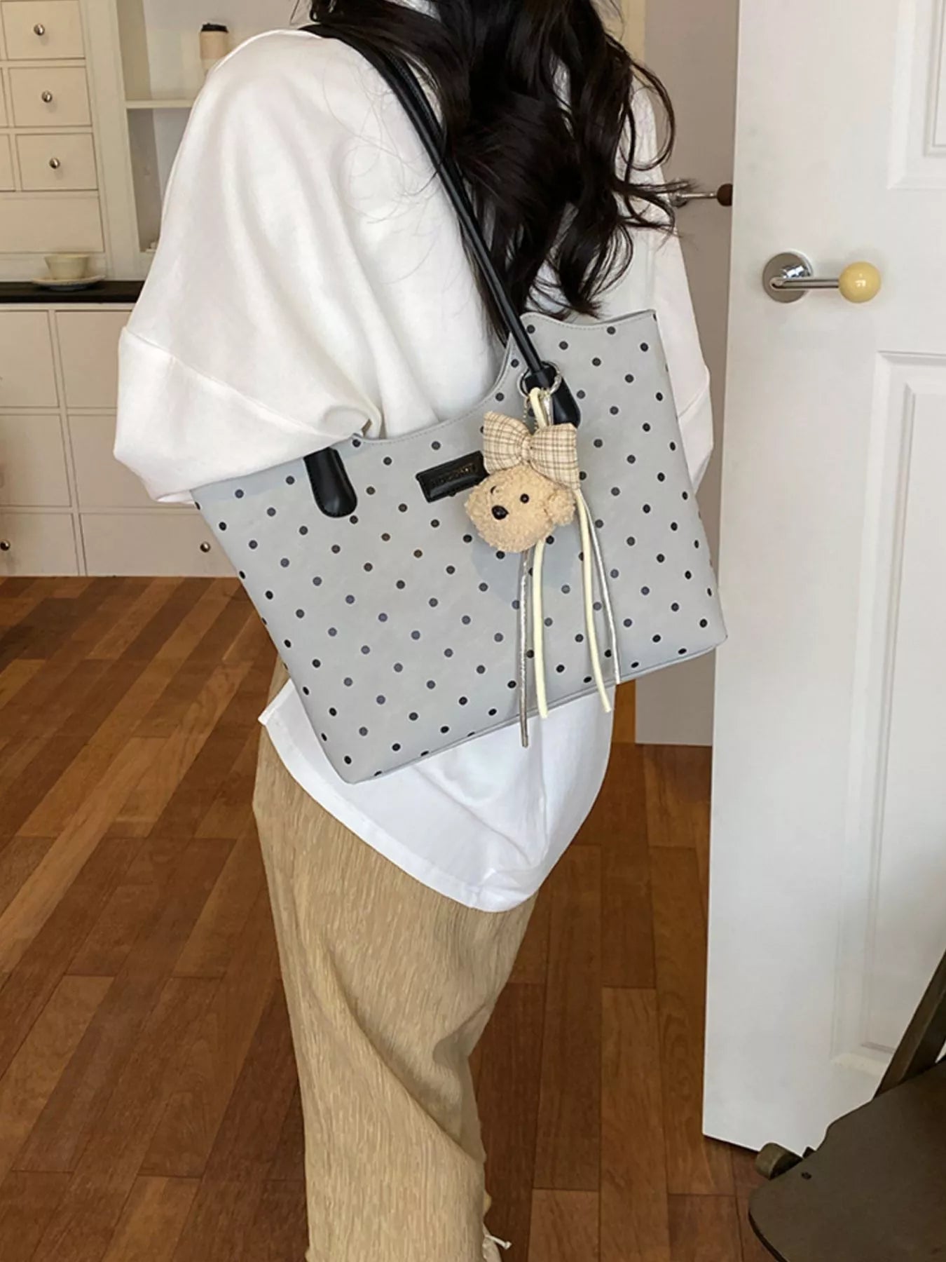 Polka Dot Shoulder Bag