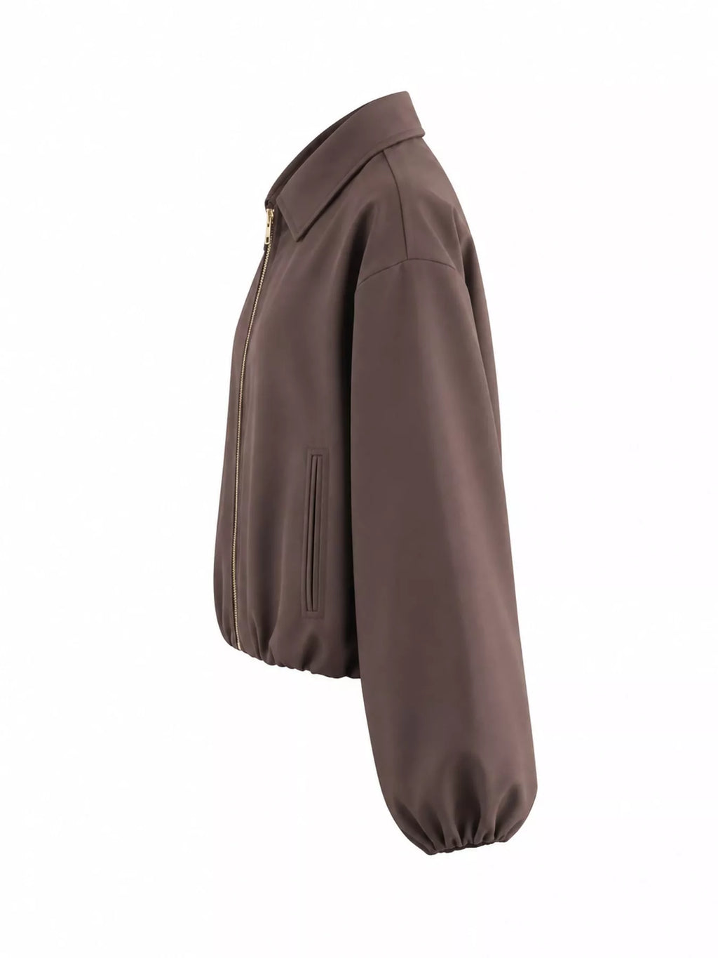 Cropped Zip-Up Jacket