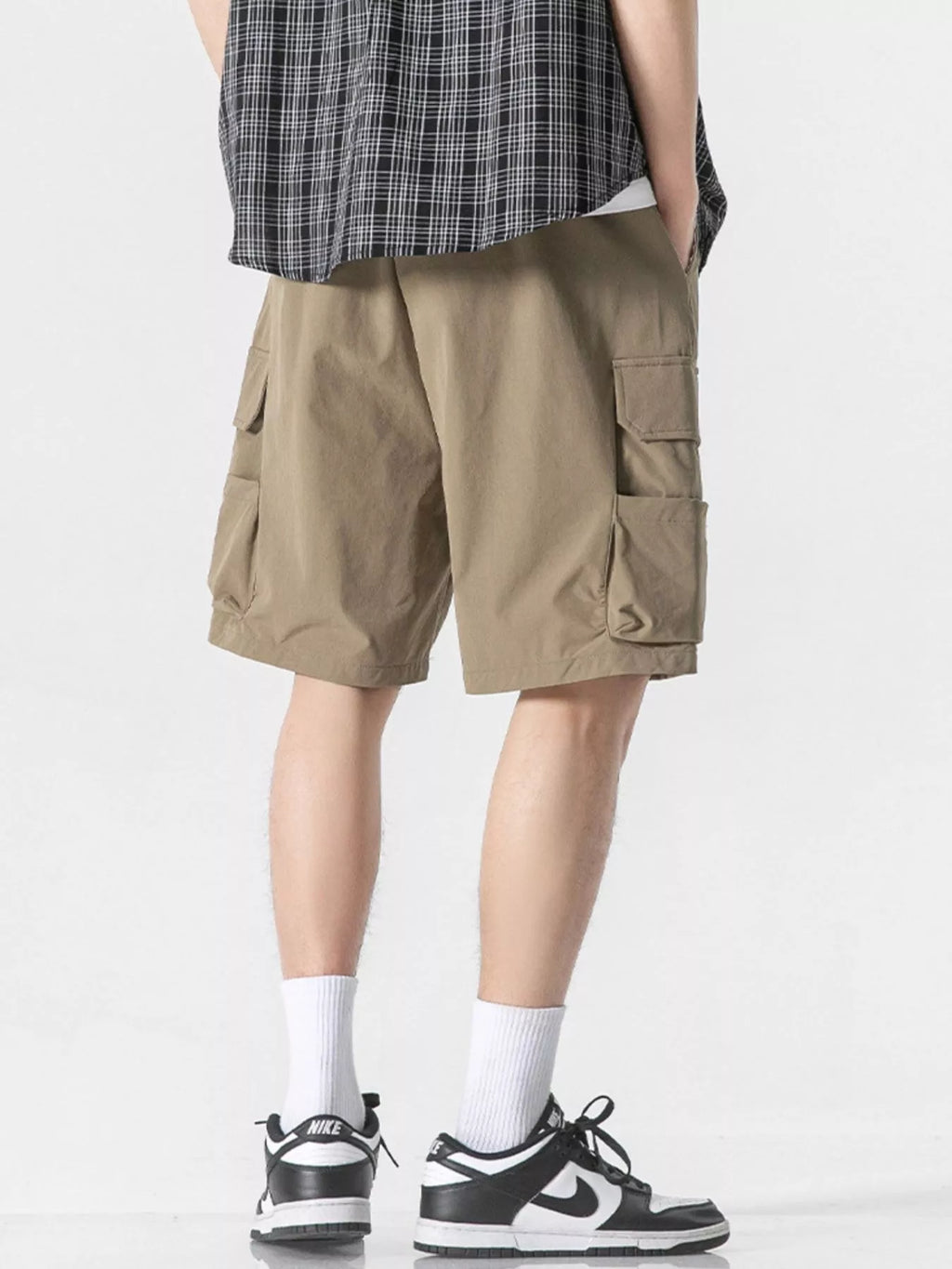 Men's Plus Size Loose Fit Cargo Shorts