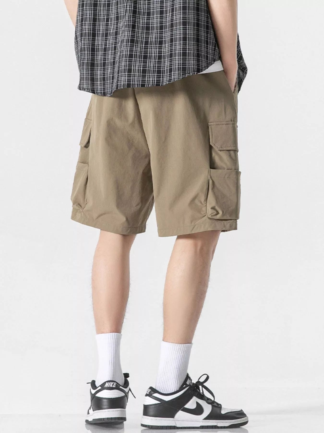 Men's Plus Size Loose Fit Cargo Shorts