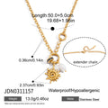 Spiral Sun Pearl Necklace