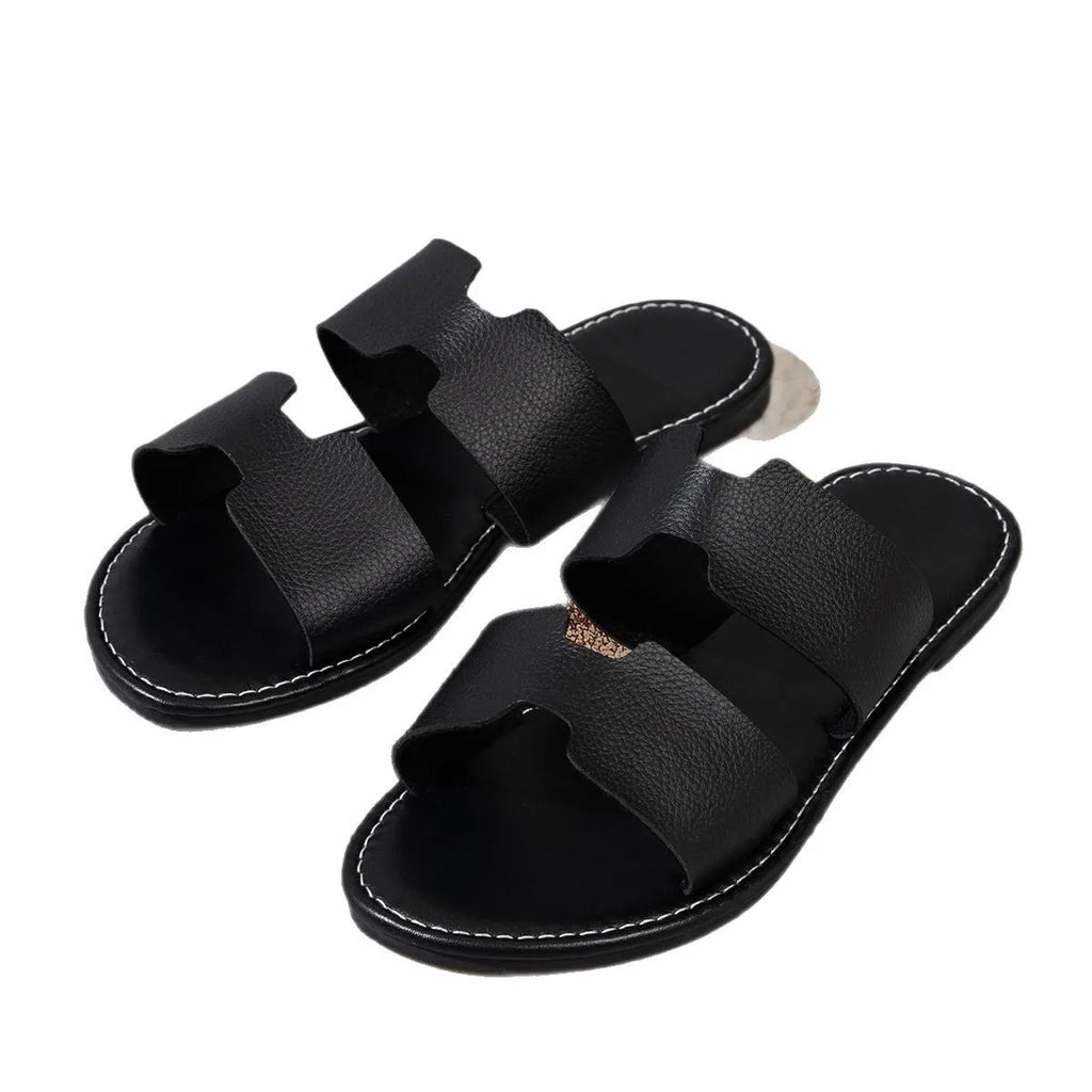Open Toe Flats Sandals
