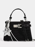 Buckle Leather Handbag
