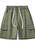 Men's Full Size Drawstring Loose Fit Shorts Plus Size