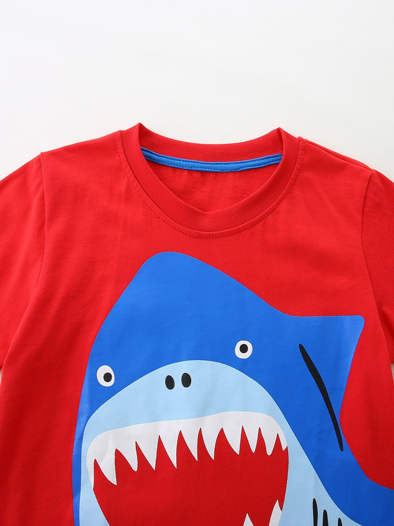 Children's Shark Graphic Short Sleeve T-Shirt