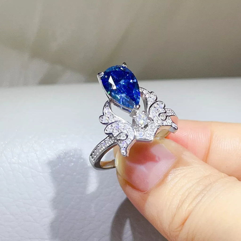 3 Carat 925 Sterling Silver Moissanite Ring