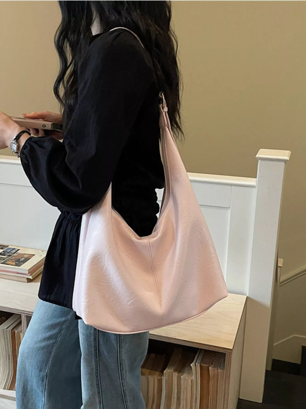 PU Leather Shoulder Bag