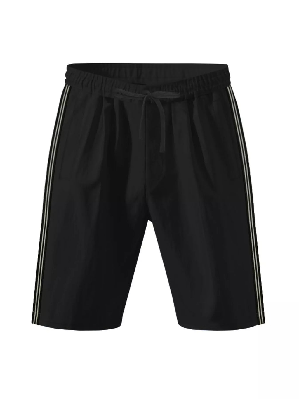 Men's Full Size Casual Striped Shorts Plus Size