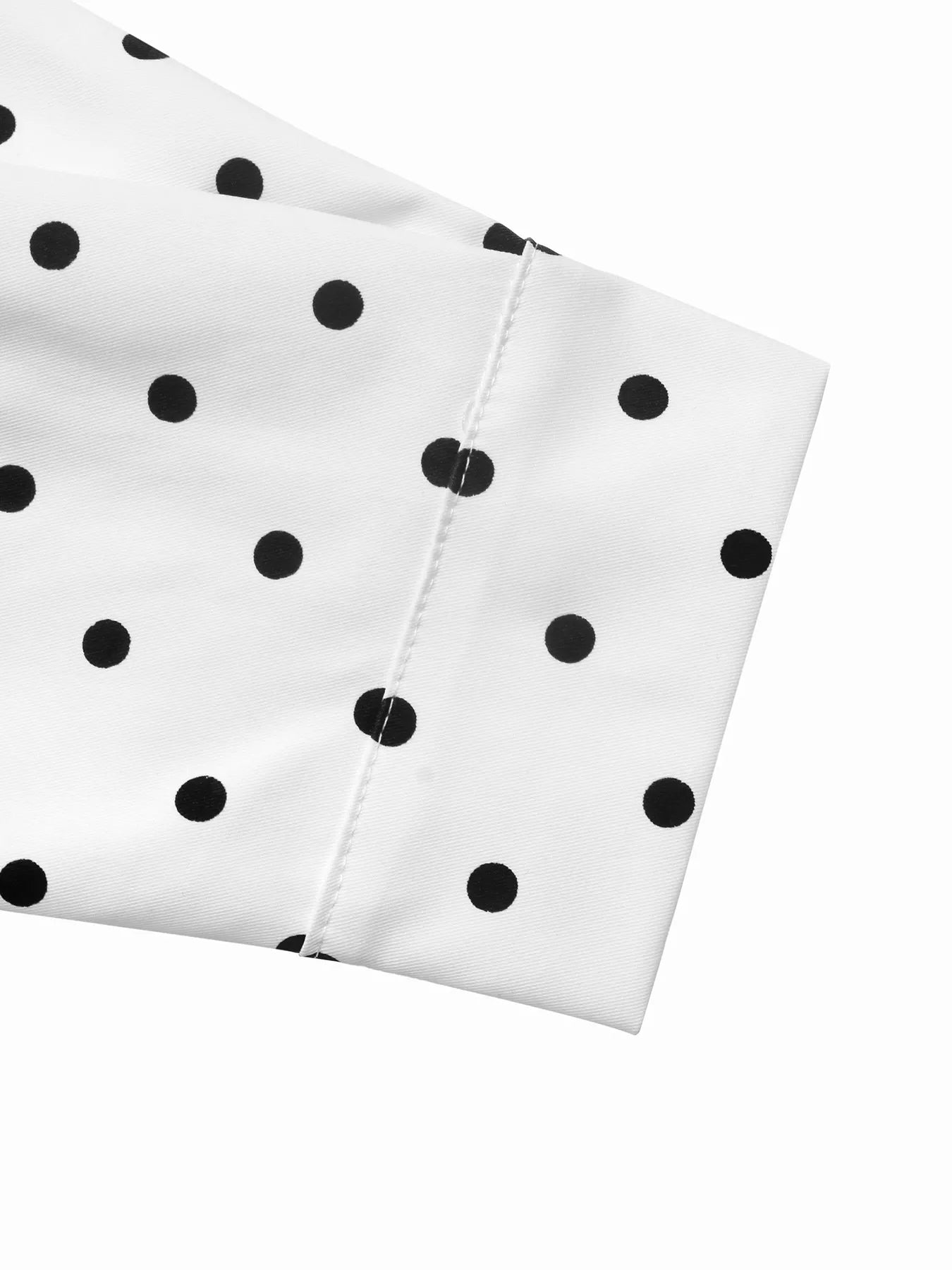 Polka Dot Zip Up Cropped Jacket