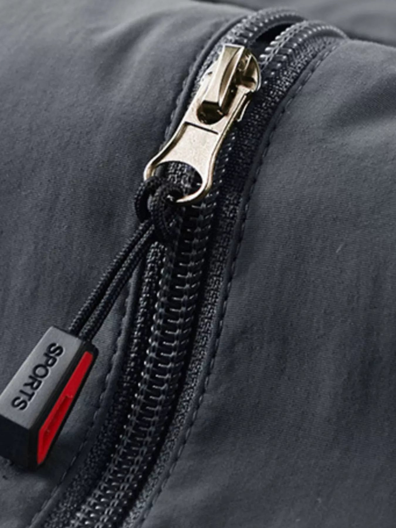 Men's Plus Size Multi-Pocket Zip Up Vest