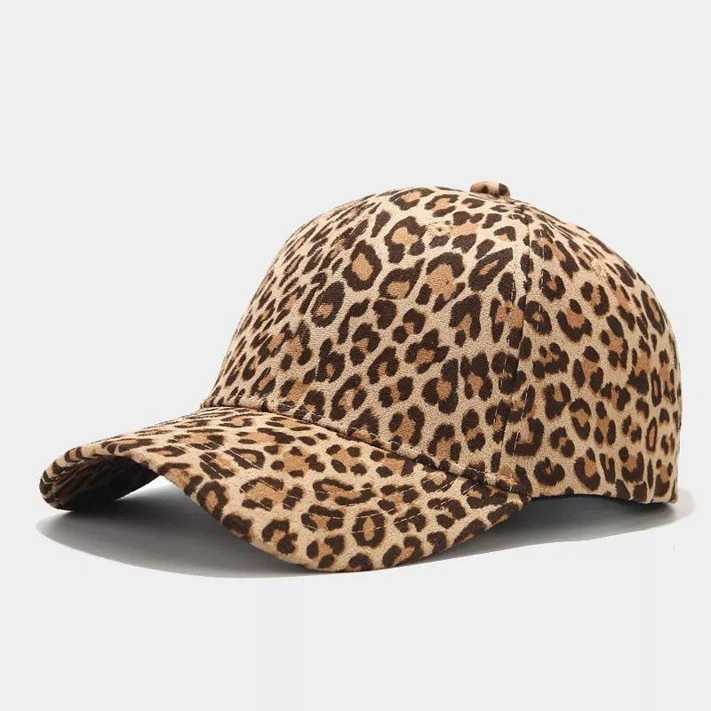 Leopard Cotton Baseball Cap