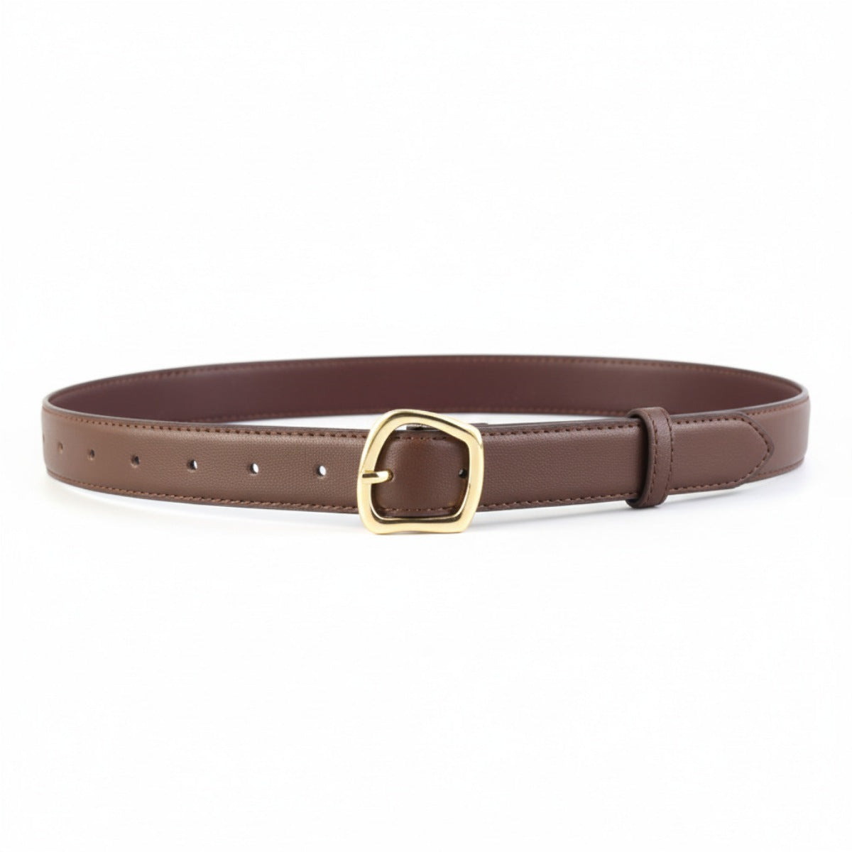 Classic Golden Buckle Belt