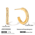 Mixed Zircon Hoop Earrings Collection