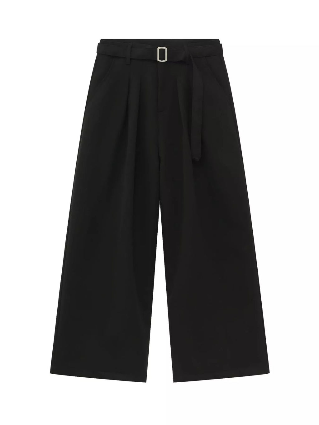 Men's Wide Leg Pleated Pants