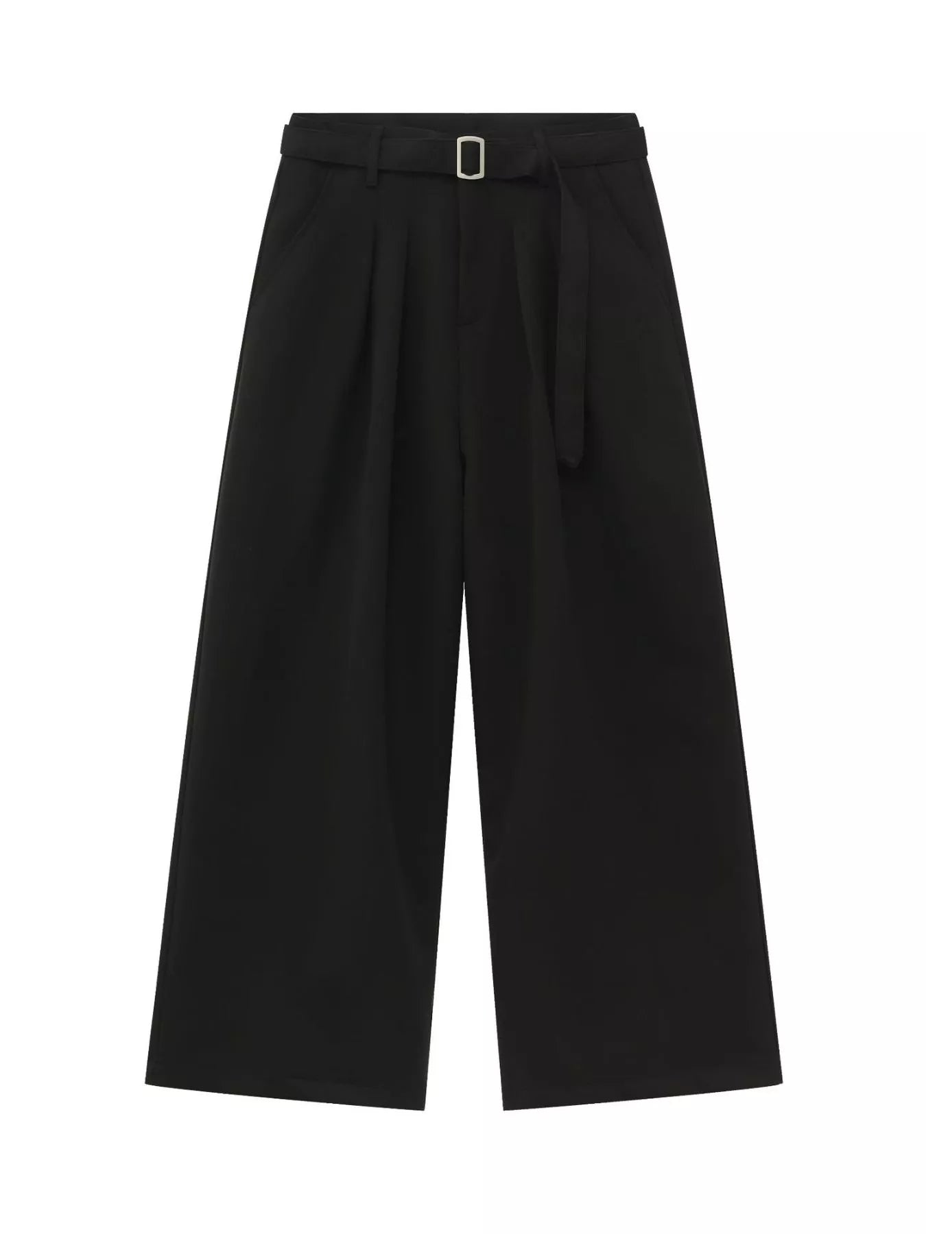 Men's Wide Leg Pleated Pants