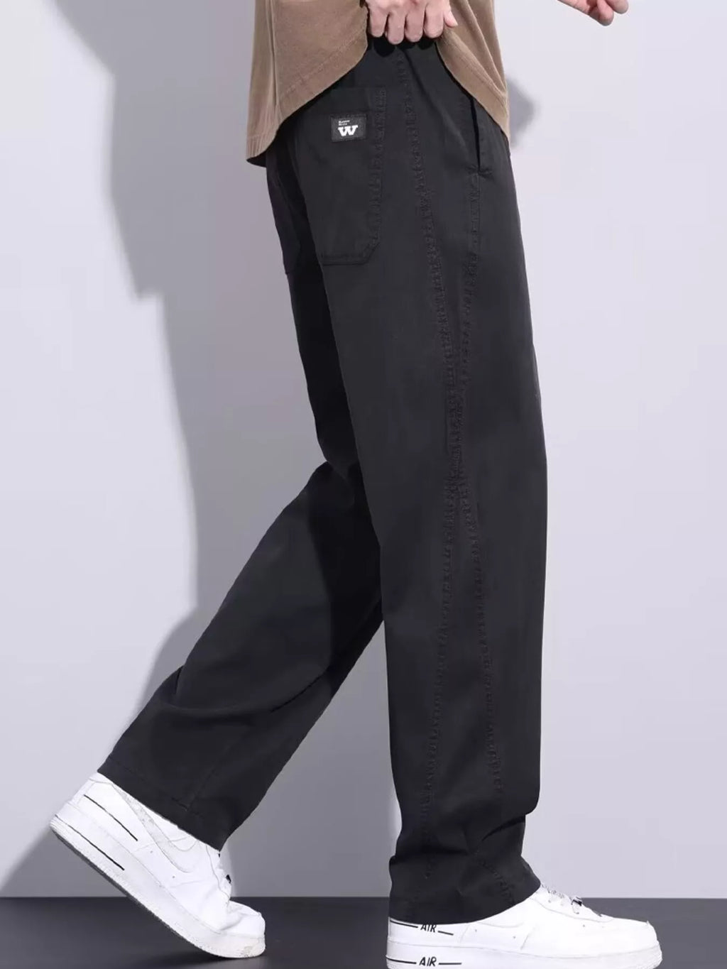 Men's Plus Size Relaxed Fit Drawstring Pants