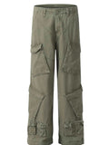 Men's Multi-Pocket Straight Leg Cargo Pants