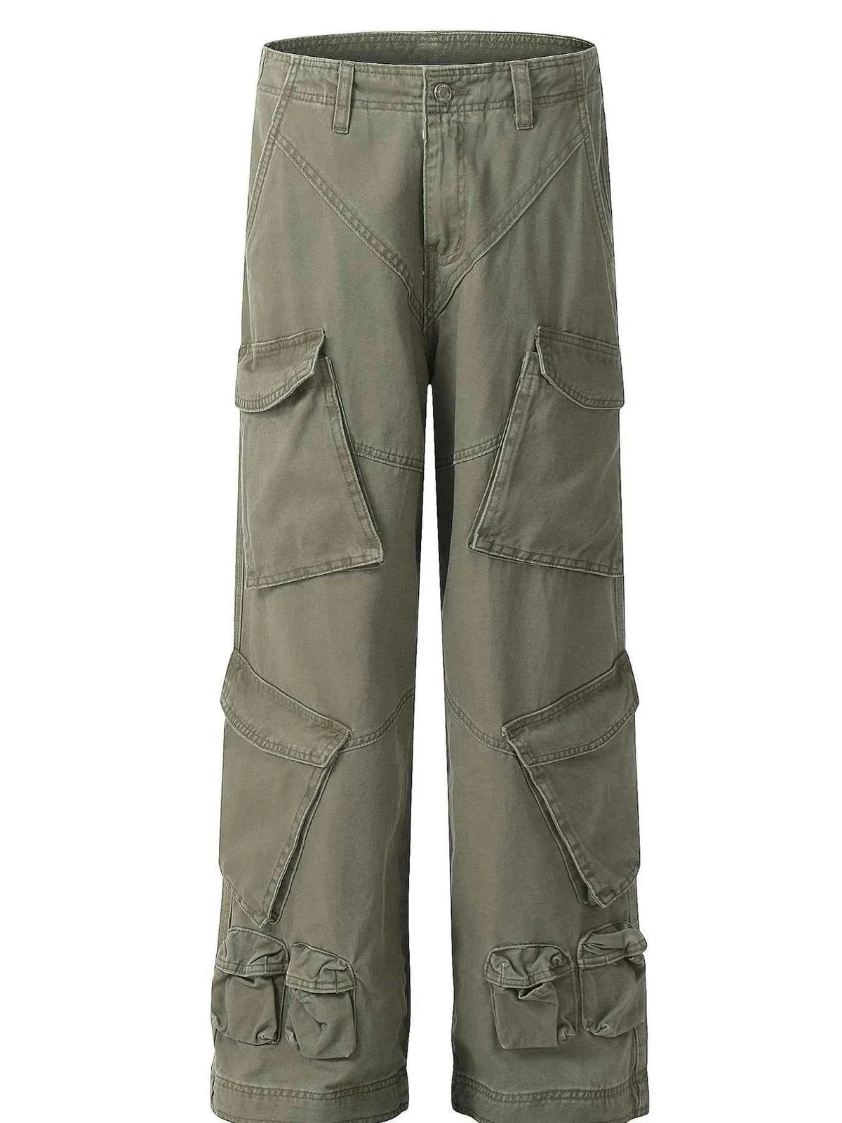 Men's Multi-Pocket Straight Leg Cargo Pants