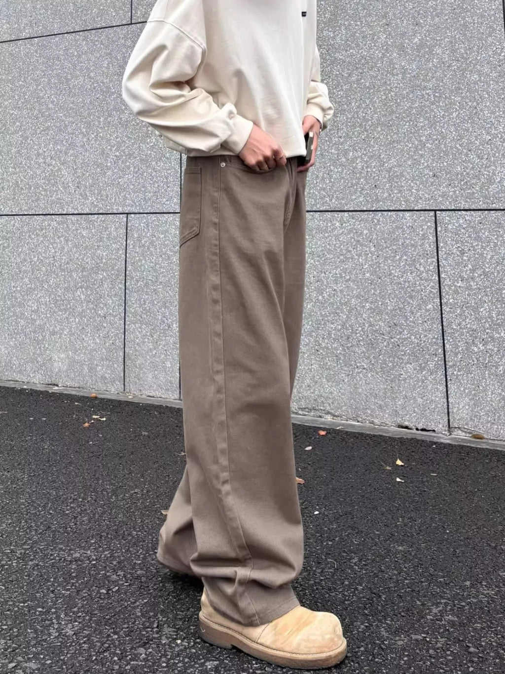 Men's Plus Size Comfortable Wide-Leg Casual Pants