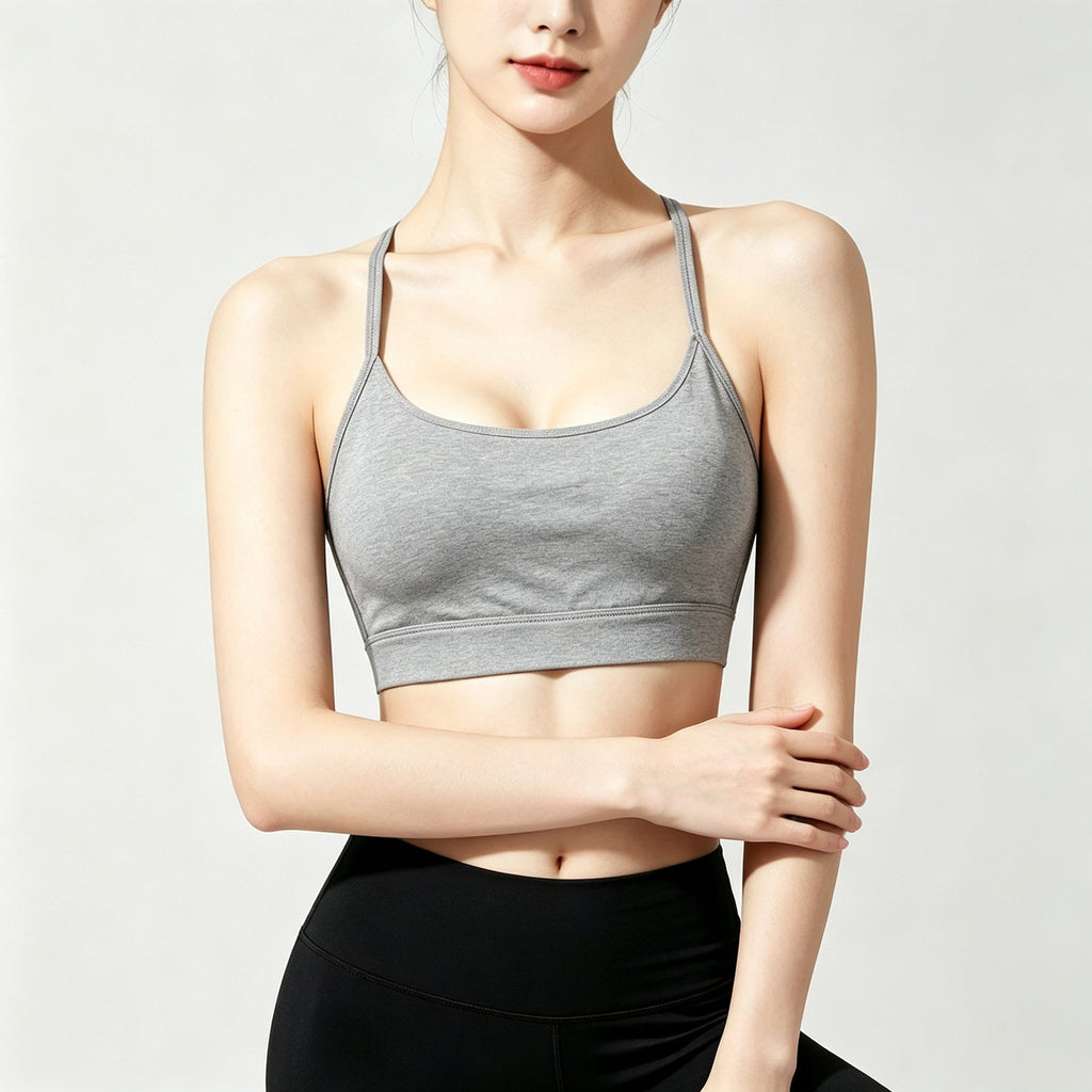 Thin-strap Fitness Bra High Elasticity Running Shock Proof Yoga Vest