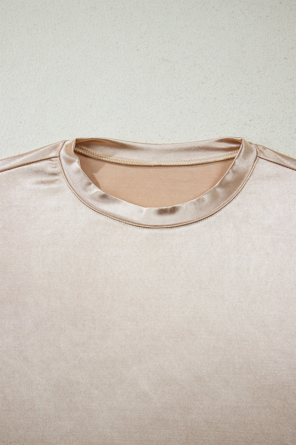 Metallic Round Neck Tank Top