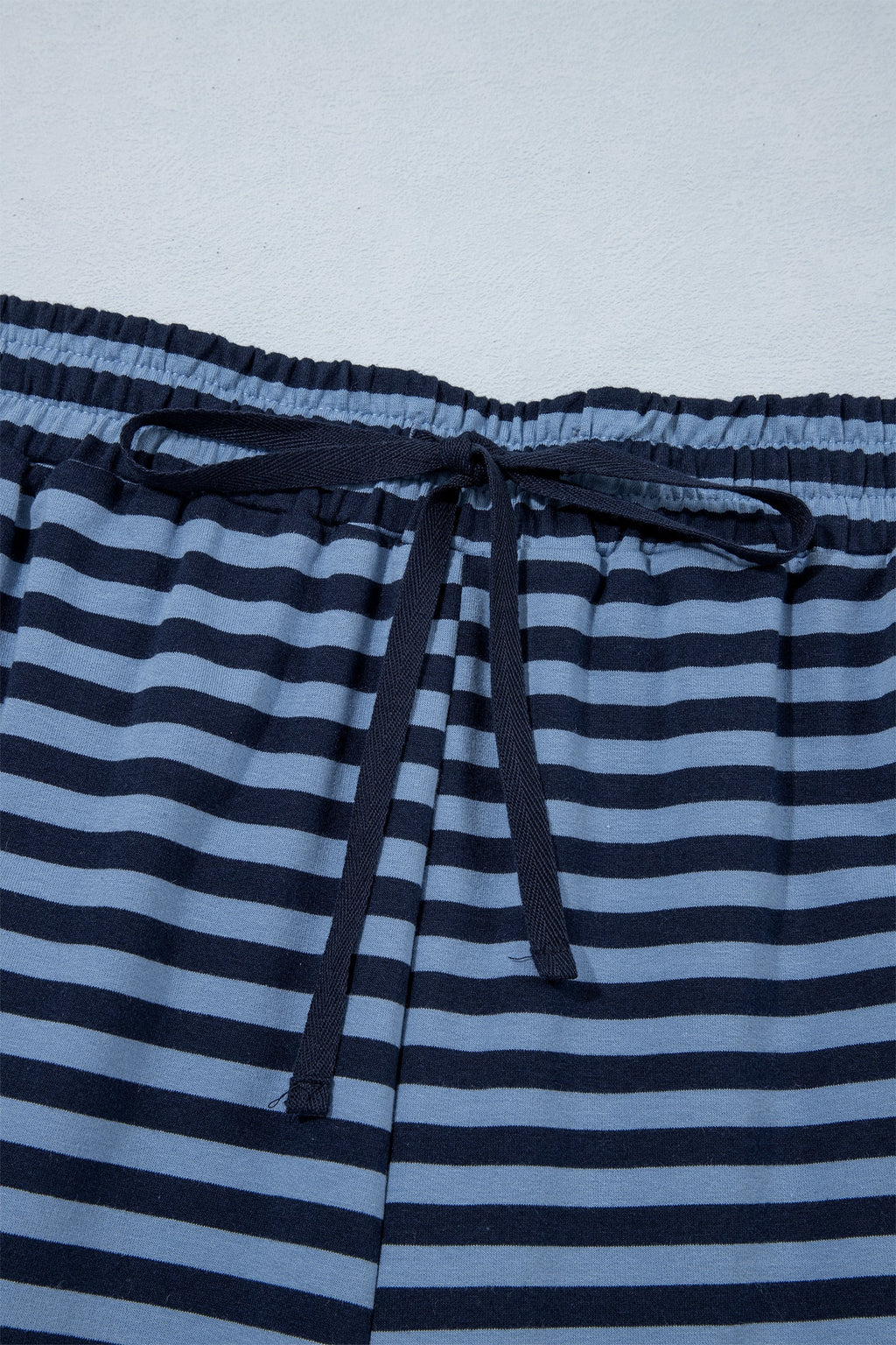Plus Size Stripe Long Sleeve Top & Pants Set