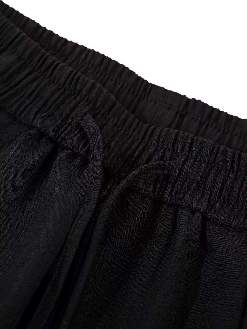 Men's Wide-Leg Drawstring Pants