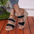 Espadrille Wedge Platform Sandals