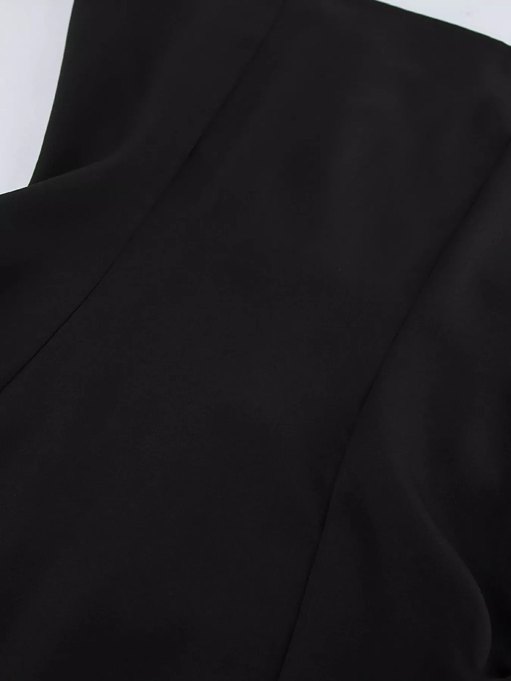 Elegant Stand Collar Blazer and Mini Skirt Set