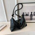 Knotted Strap Leather Handbag