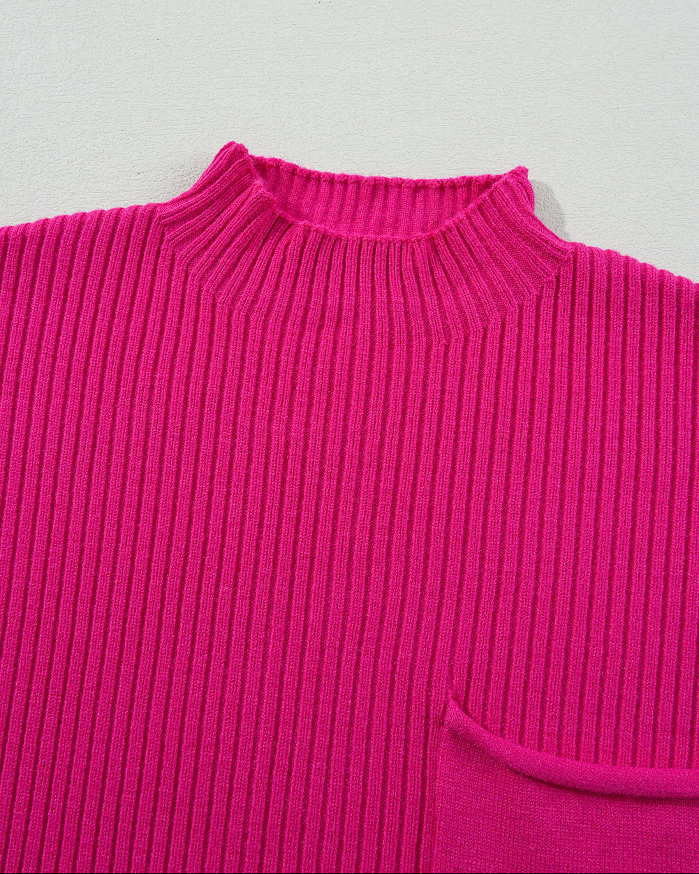 Ayla Short Sleeve Sweater - Bright Pink